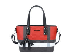 Bolsa Tote Gráfica Feminina Com Laço Decorativo