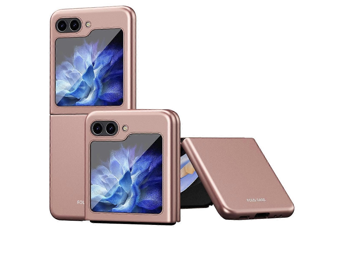 Capa De Celular À Prova De Choque Com Galvanoplastia Skin Feel Para Samsung Galaxy Z Flip6 5g