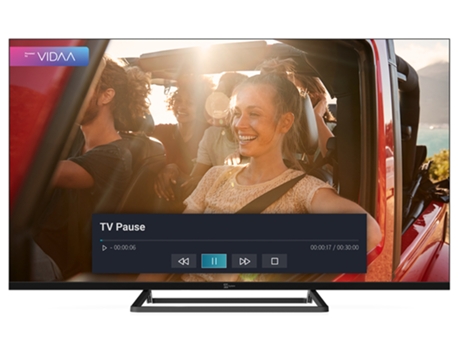 Smart Tv TELE SYSTEM 43 Polegadas 4K Ultra Hd Ts43Fl4Ksmv13 Certificado Cam Tivùsat 4K Ultra Hd Controlo Remoto Duplo Hbbtv Hdr10 Hlg Tv Led