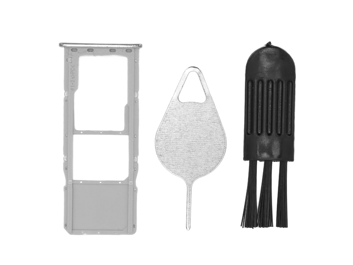 Aetheria prato de Cartão Sim Profissional para Samsung Galaxy A51 A515u com Pino de Ejeção Prata