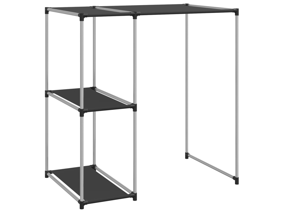 Maison Exclusive - Estante De Arrumação P/ Máquina De Lavar Roupa Ferro Preto