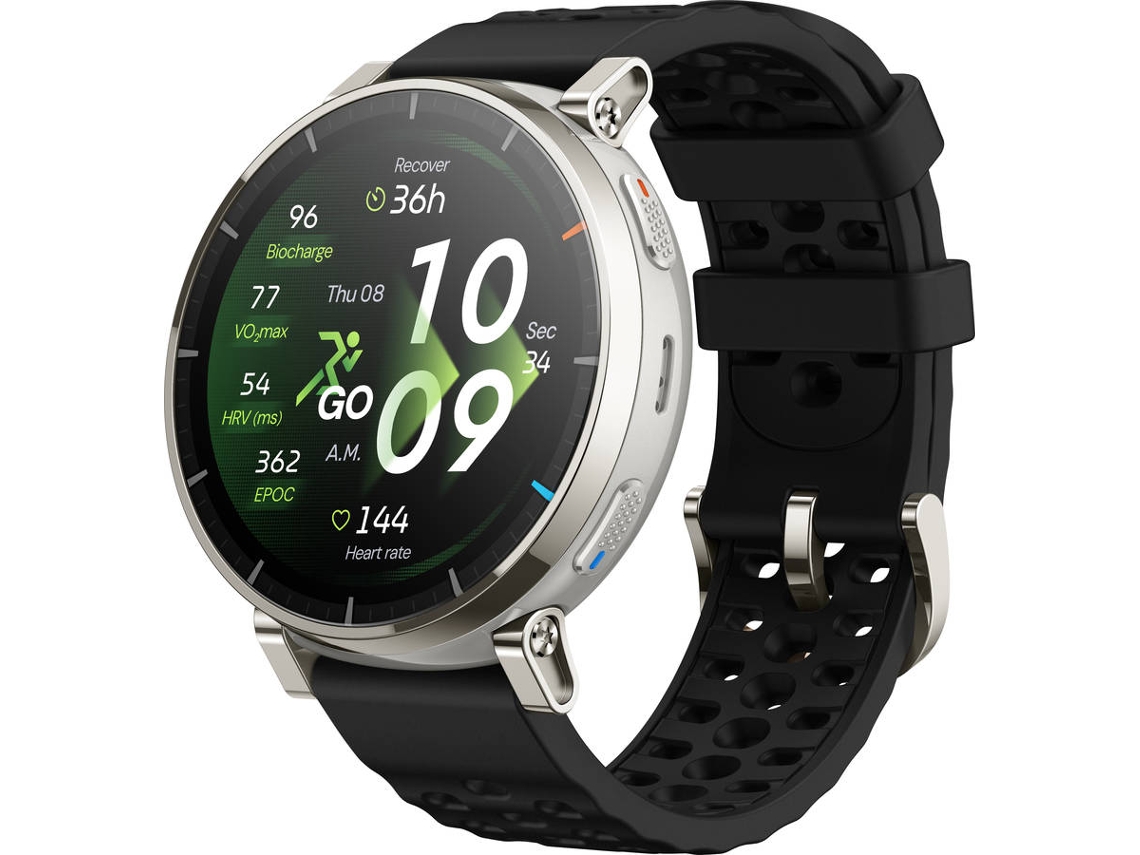 Smartwatch AMAZFIT Active 3 Premium (1.32'' - Autonomia até 12 dias - Apex Silver)