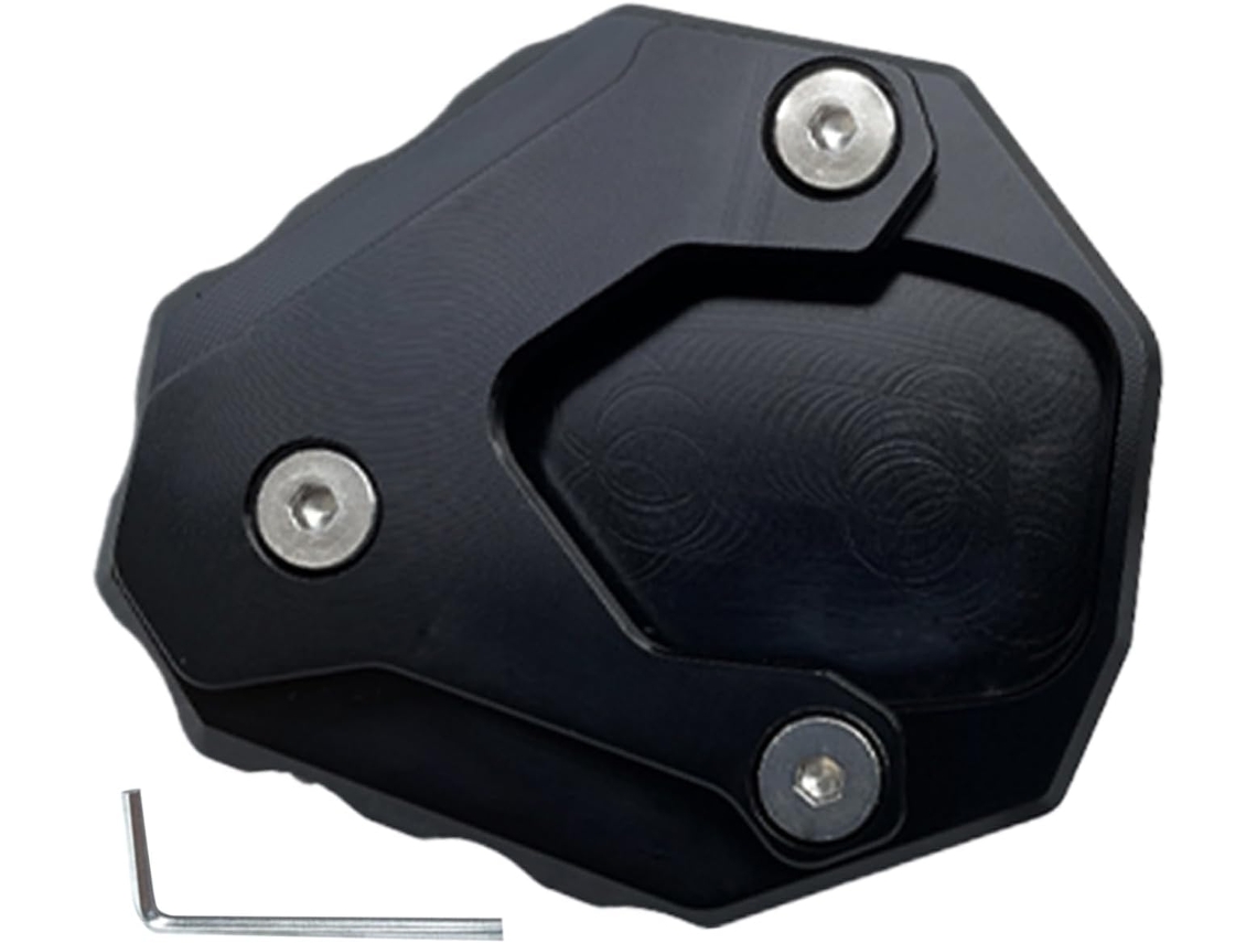 Suporte para motocicleta com base antiderrapante.