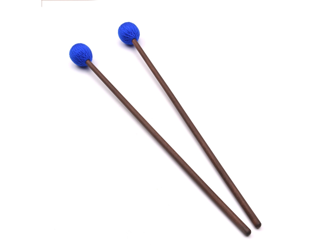 Par De Baquetas Para Marimba Com Cabeça Macia De Fio