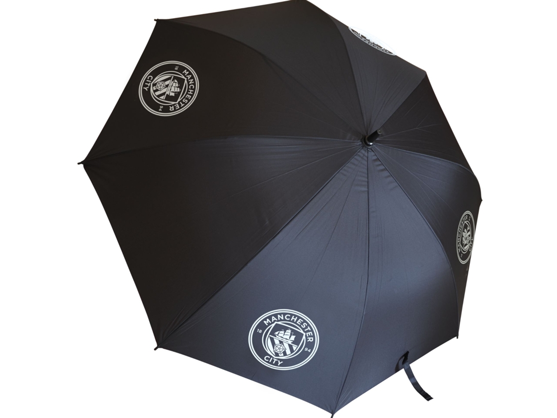 Guarda Chuva Grande De Golfe Preto, Produto Oficial Do Manchester City. Team Merchandise