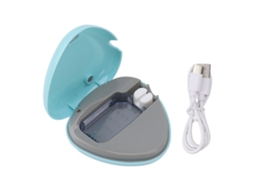 Sanitizador Portátil Recarregável de Escova de Dentes Azul