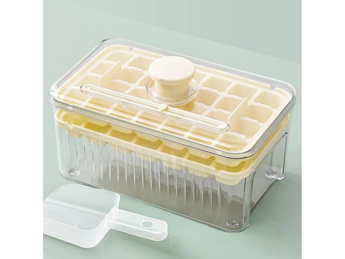 Formas De Gelo Reutilizáveis​​ Para Geladeira(creme, 56 Cavidades)