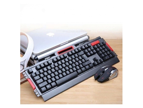 Teclado Inalambrico Con Raton Gaming 800-2400 Dpi 2.4Ghz En Español Letra Ñ Hk50