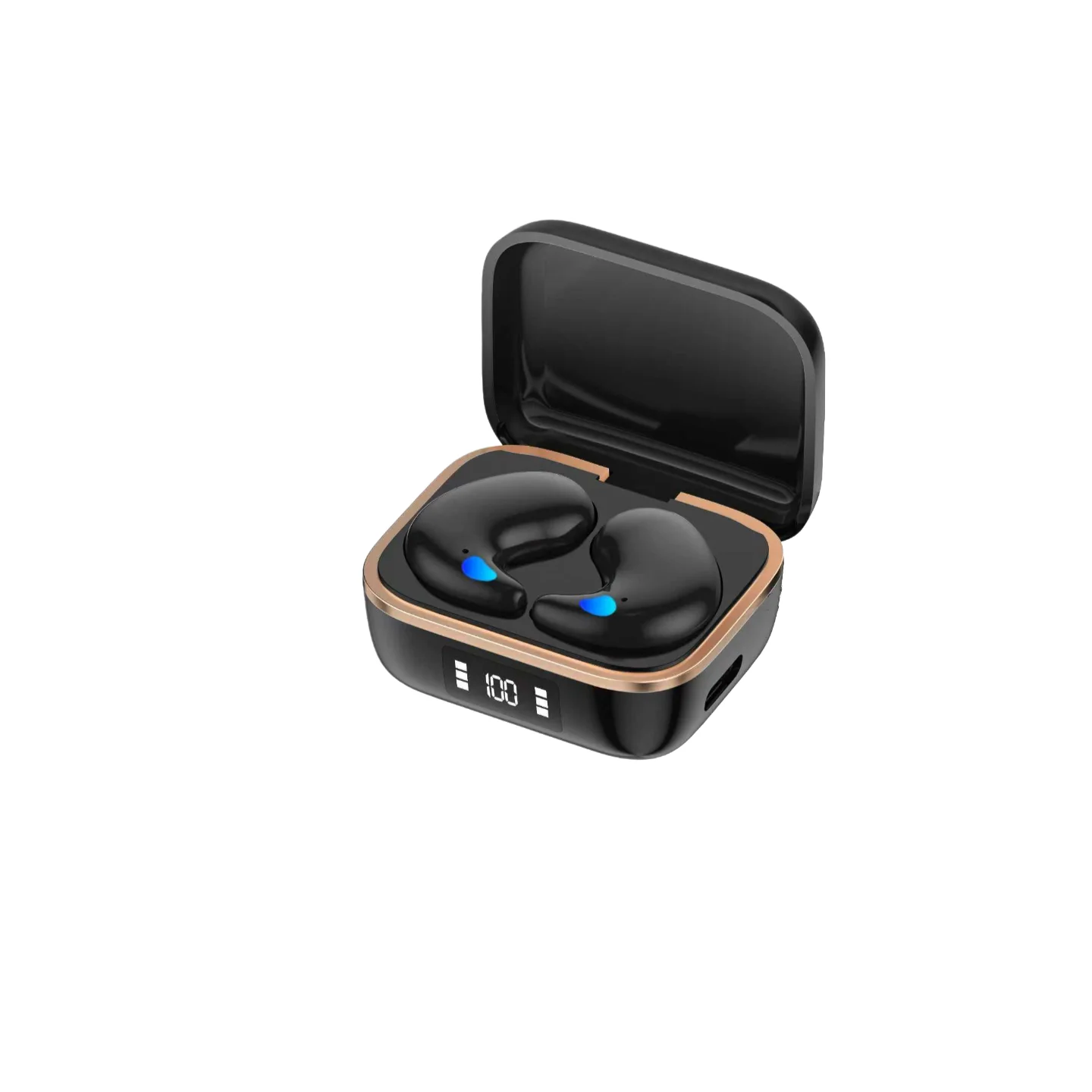(preto) Mini Fones De Ouvido Sem Fio Tws Com Cancelamento De Ruído E Som Estéreo Hifi