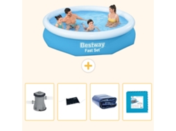 Bestway Piscina Bestway Fast Set Redonda - 305x66 Cm - 5-peças S340