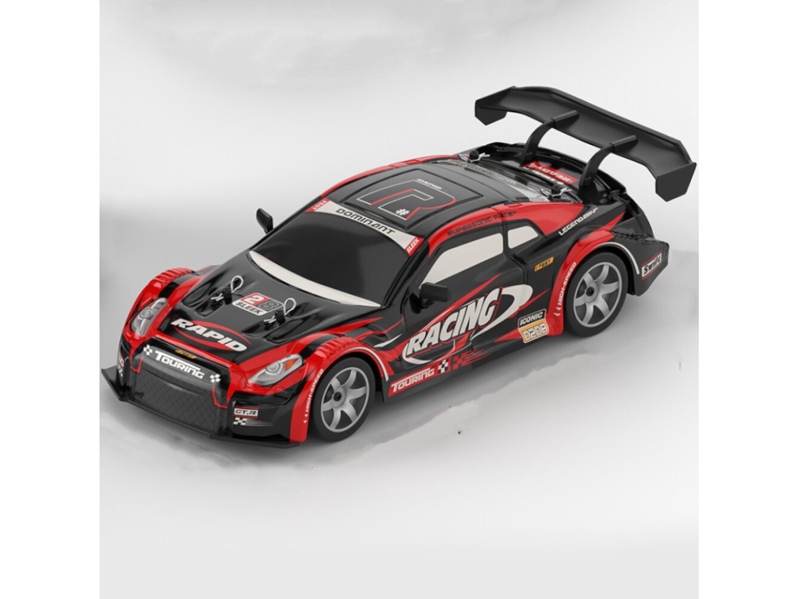 Carro de Corrida Rc Redhw Y1806 Rtr 1/16 2.4g 4wd Drift Alta Velocidade Luz Led On road Brinquedo Meninos MDUG