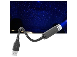 Luz de ambiente Nova Line, LED para teto de carro, projetor de estrelas, roxo claro
