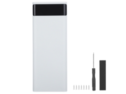 Carcaça de power bank LAXISCREED 8x18650 com carregamento rápido USB DIY