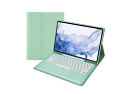 Lurelia Capa Com Teclado Bluetooth Para Samsung Tab S7fe 12.4 Com Rato E Teclado Externo