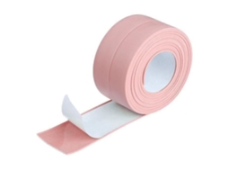 BO Fita adesiva Vedação à prova dágua banheiro cozinha 3,2Mx3,8cm Rosa S/MARCA