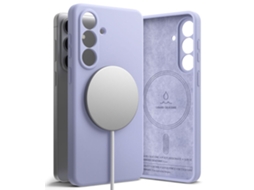 Capa De Silicone Magnética Ringke Para Samsung Galaxy S26 Com Fe Magsfe Lavanda