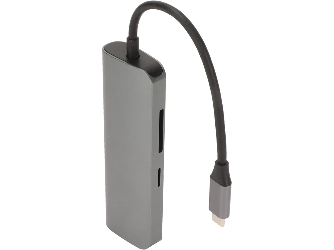 Hub Usb-c Premium 8 Em 1, Expansor De Portas Usb Com Suporte A 4k,