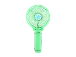 Ventilador Portátil Laxiscreed Mini Recarregável, Dobrável, Ultra-silencioso E Verde, Bateria Incluída