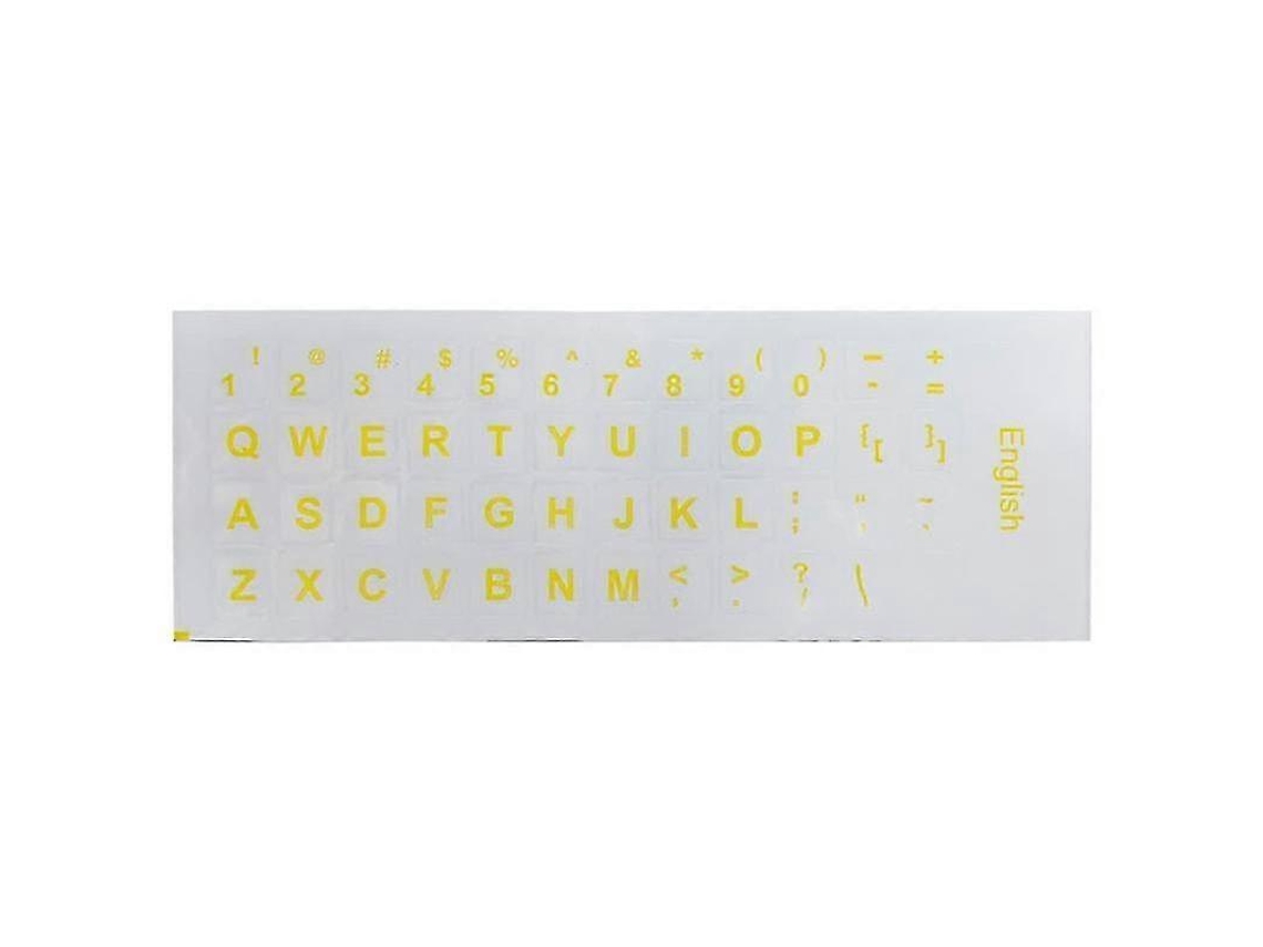 Adesivo Para Teclado De Letras Em Inglês Para Desktop E Laptop Ly Ebike