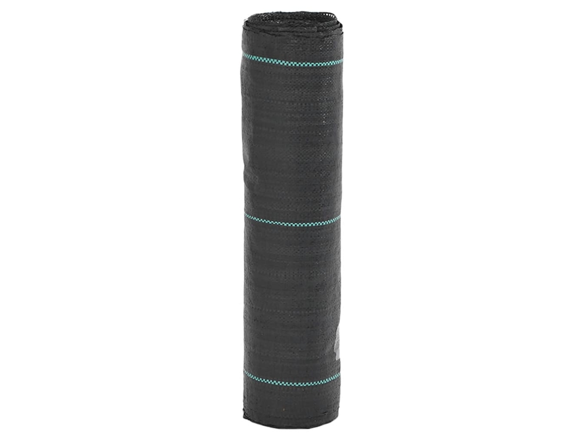Vidaxl Tela Para Ervas Daninhas 0,5x100 M Pp Preto
