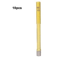 10 Peças De Broca De Diamante De 6 Mm Para Serra Copo Para Vidro, Porcelana, Cerâmica, Mármore, Azulejo Faça Você Mesmo Slowmoose
