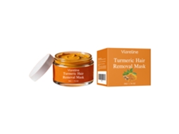 Máscara Depilatória Cúrcuma Viareline Facial Labial