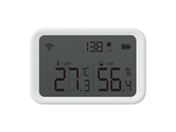 Zigbee Wireless Smart Thermometer And Hygrometer With Temperature And Humidity Sensor, App Notifications, And Data Export.