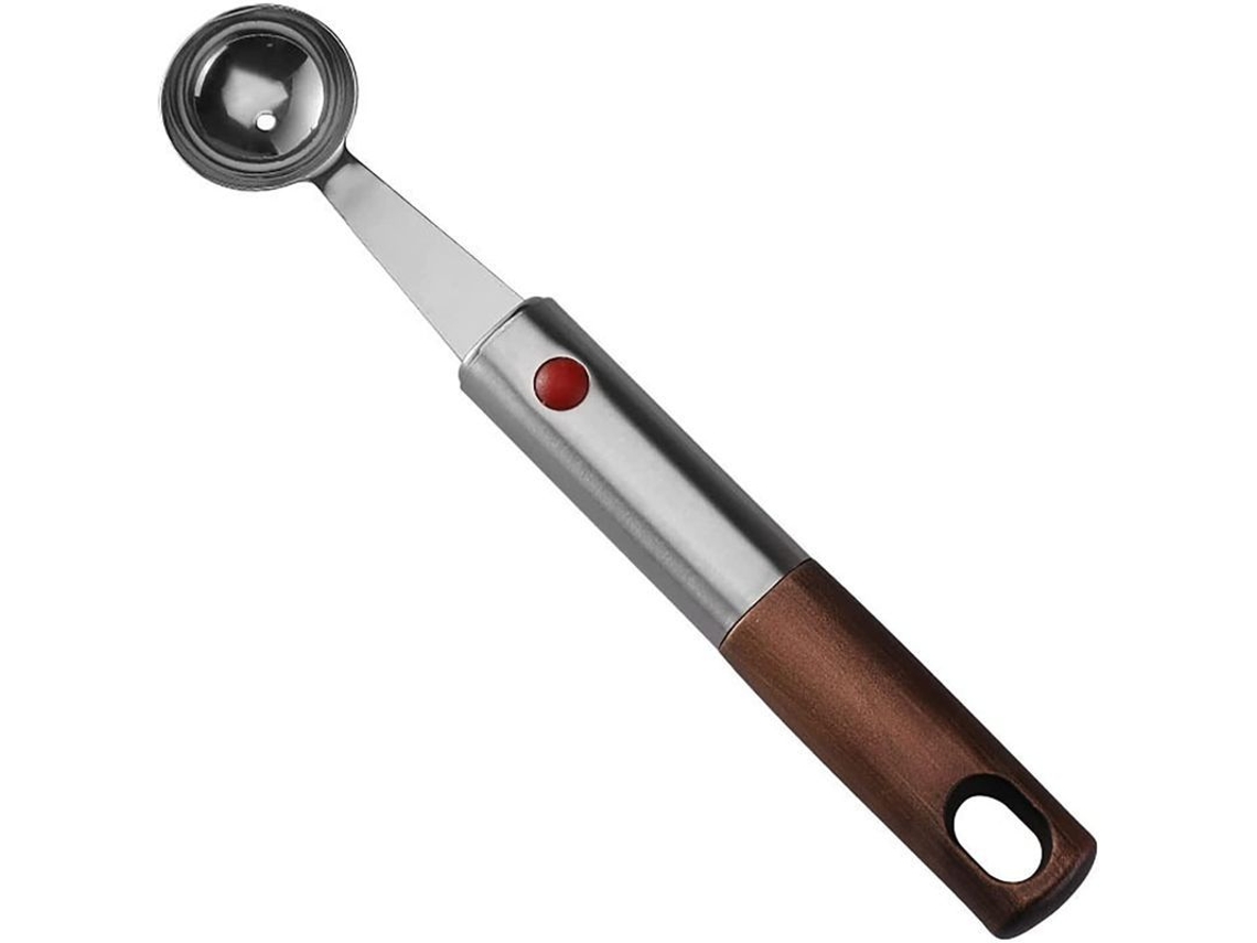 Nova Line colher de Sorvete e Frutas em Forma de Bola 430 Inox Resistente a Corrosão 18,4cm