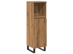 Bathroom Cabinet, Bathroom Cabinets Vidaxl Marrom Madeira Processada (n/a)