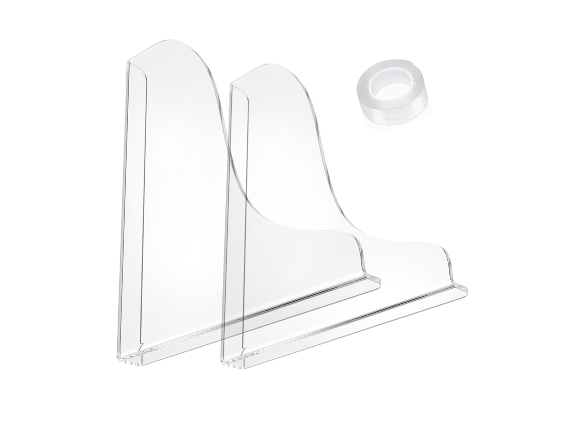 2pcs protetor transparente de ângulo de banheira acrílico contra salpicaduras de chuveiro S/MARCA