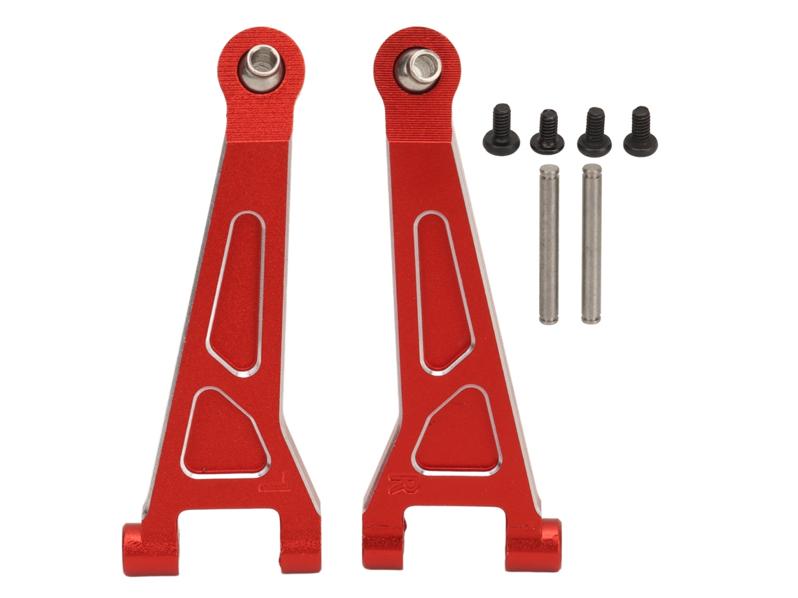 Mali braço Superior de Suspensão Dianteiro de Liga de Alumínio para Carro Rc Mjx 1/14 14210 14209 Vermelho