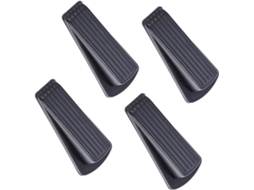 Conjunto De 4 Batentes Porta Borracha Antiderrapantes,formato Canto,perfurados,para...
