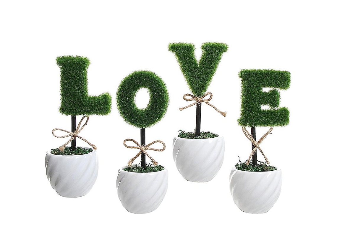 4 Unidades de Plantas Artificiais Que Amam ALLINLESS