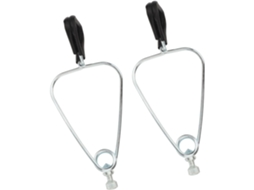 Conjunto Com 2 Suportes De Ferro Para Exibição, Grampos Répteis,