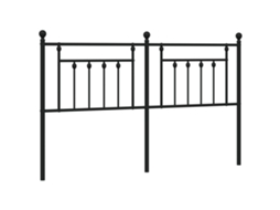 Headboard, Headboards Vidaxl Preto Aço (180 Cm)