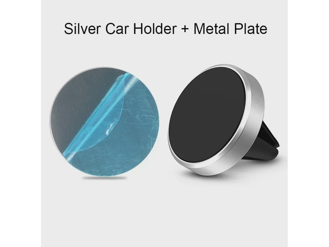 Suporte Magnético Para Celular Com Encaixe Na Saída De Ar Do Carro, Suporte Para Gps, Adesivo Magnético Para Interior Do Carro.
