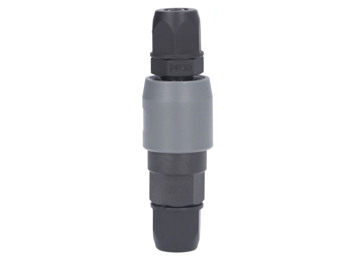 Conector Rápido Pneumático C Type Aço Plástico Auto Bloqueio Tubo Pu 10x6.5mm 3/8in
