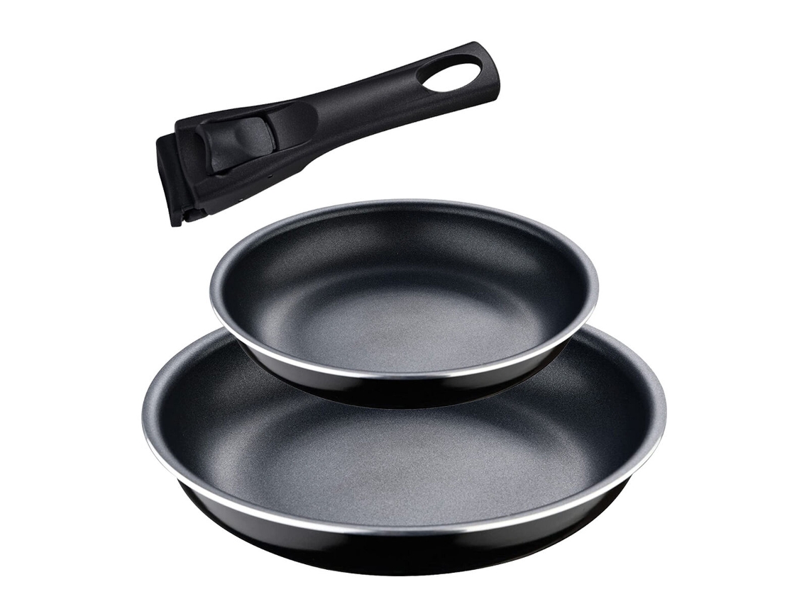Conjunto de Frigideiras Bergner Click & Cook Alumínio 2 Peças