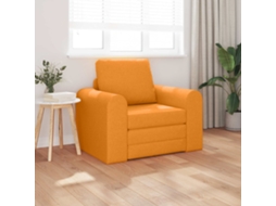 Vidaxl Sofá-cama Amarelo Escuro 98 X 71 X 83 Cm Tecido