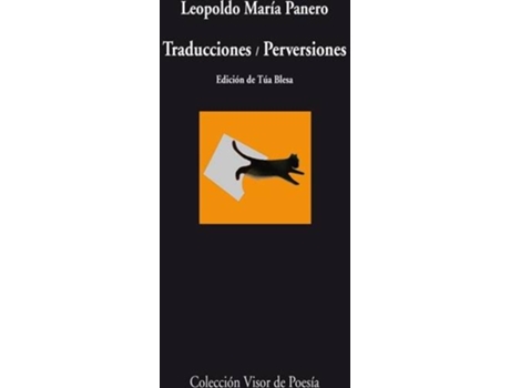 Livro Traducciones/Perversiones de Leopoldo María Panero (Espanhol)