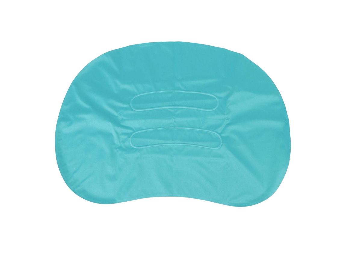 Travesseiro Inflável Ultraleve TPU para Acampamento Viagem Escritório Azul Peacock