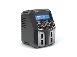 Carregador De Equilíbrio Skyrc T100 Dual 5a 2x50w Para Bateria 2 4s Lipoliionlifelihv