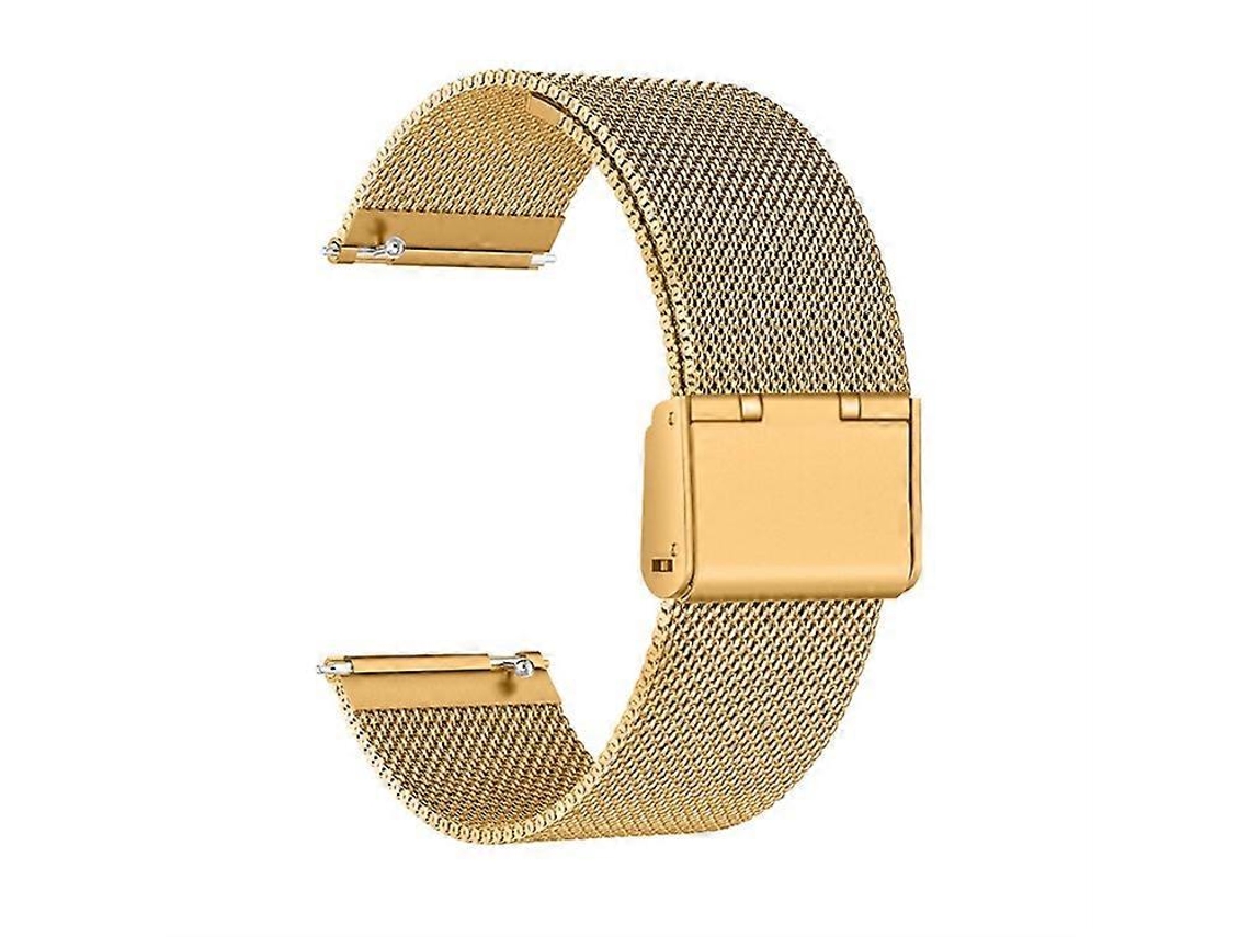 Pulseira de substituição em aço inoxidável com alça milanesa compatível com o smartwatch Suunto 9 de 22 mm com fivela. Ly Ebike