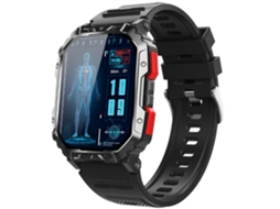 Smartwatch Com Chamada Bluetooth Proteção Tripla Design À Prova Dágua Para Ambientes Externos Frequência Cardíaca Monitoramento De Yunzii