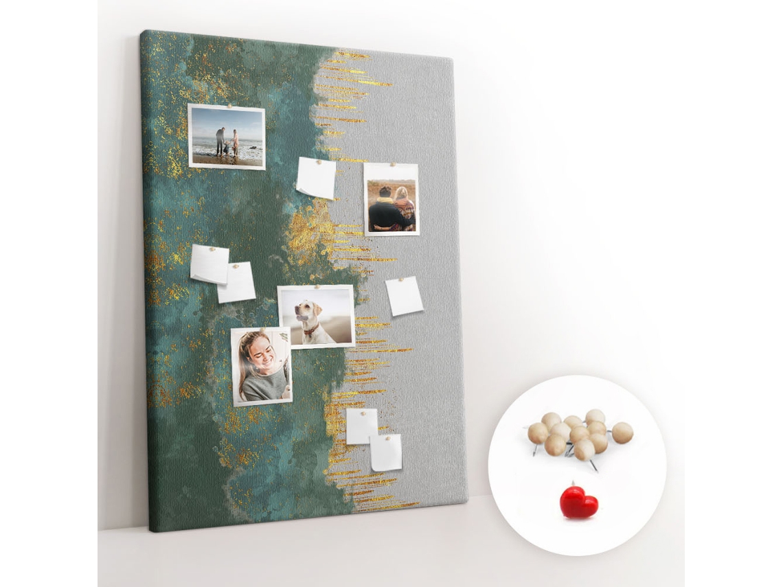 Painel De Cortiça Para Parede Padrão Decorativo Para O Escritório Espelharte (100x140 Cm)