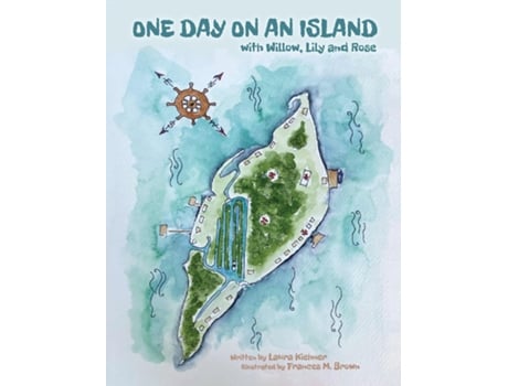 Livro One Day On An Island With Willow,Lily And Rose de Laura Kiehner (Inglês)