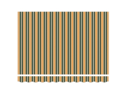Toldo Retrátil Verde e Amarelo 350 X 250 X 165 Cm MAISON EXCLUSIVE