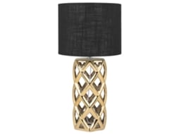 Candeeiro de mesa BELIANI Selja de Cerâmica Preto 35x35x71