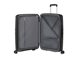 Bolsa de viagem média American Tourister Flytwist, preta, 67 cm, 4 rodas