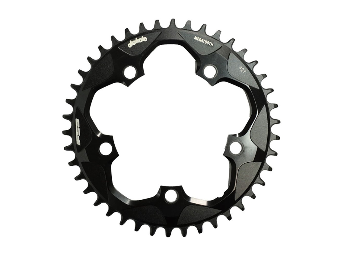 Anel de Corrente Megatooth Preto 36Tfsa